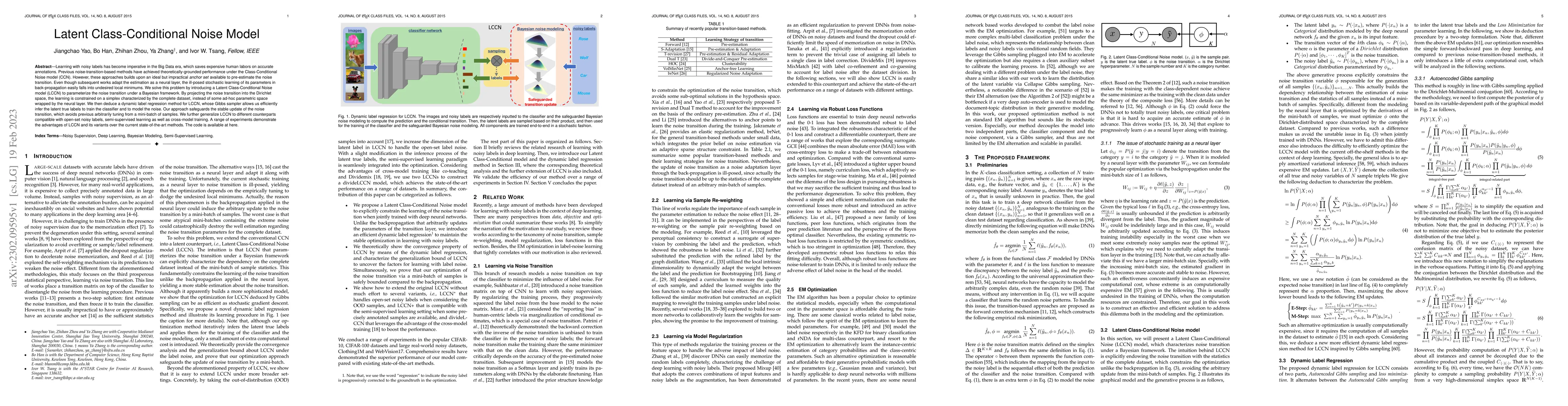 Thumbnail for Latent Class-Conditional Noise Model