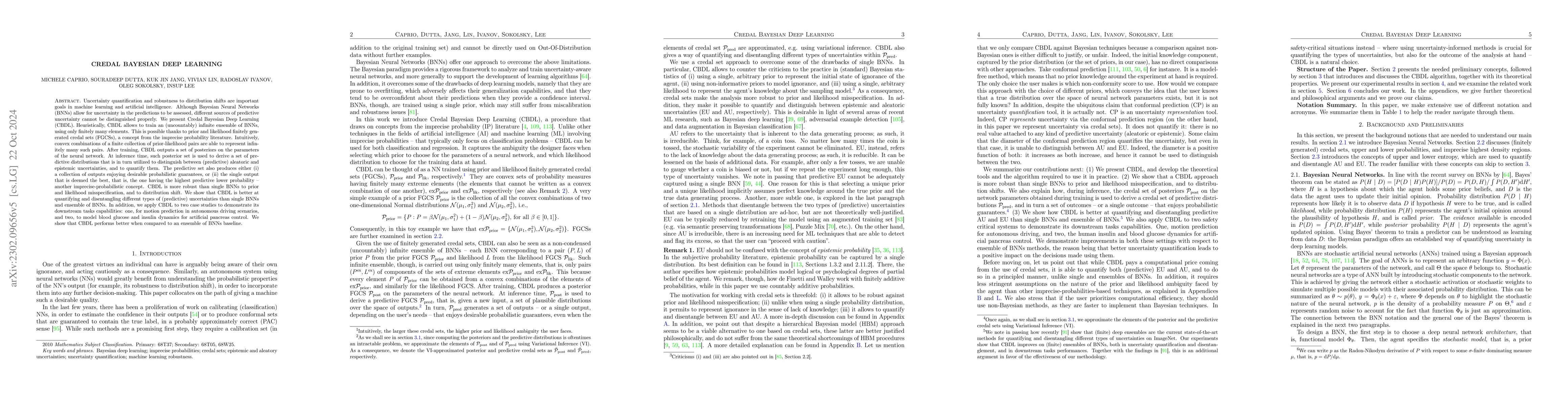 Thumbnail for Credal Bayesian Deep Learning