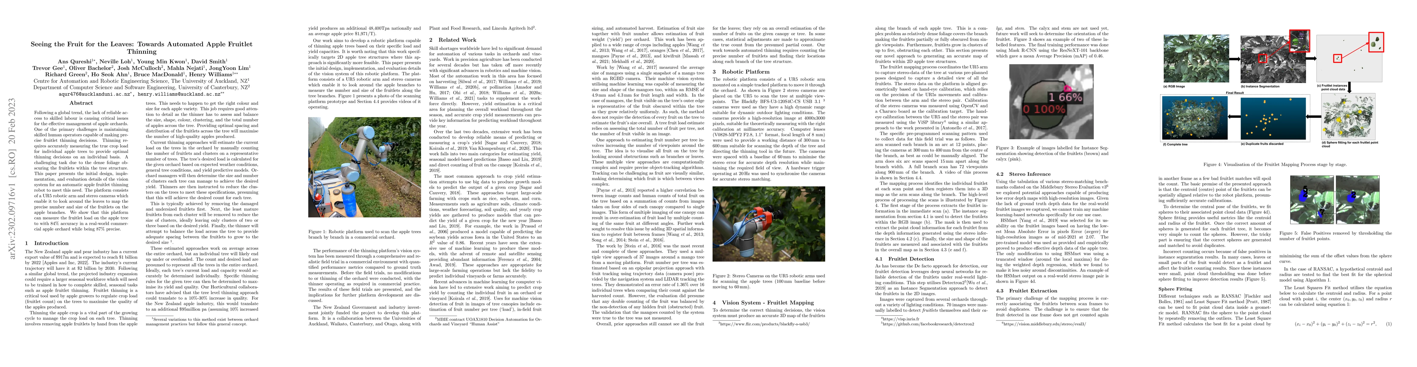 Thumbnail for Seeing the Fruit for the Leaves: Towards Automated Apple Fruitlet
  Thinning