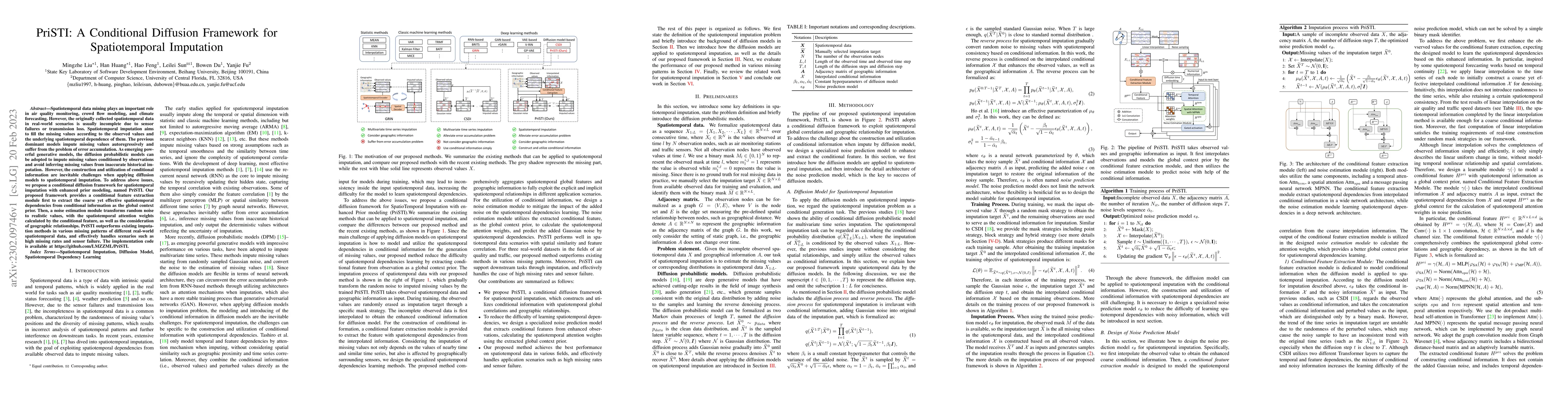 Thumbnail for PriSTI: A Conditional Diffusion Framework for Spatiotemporal Imputation