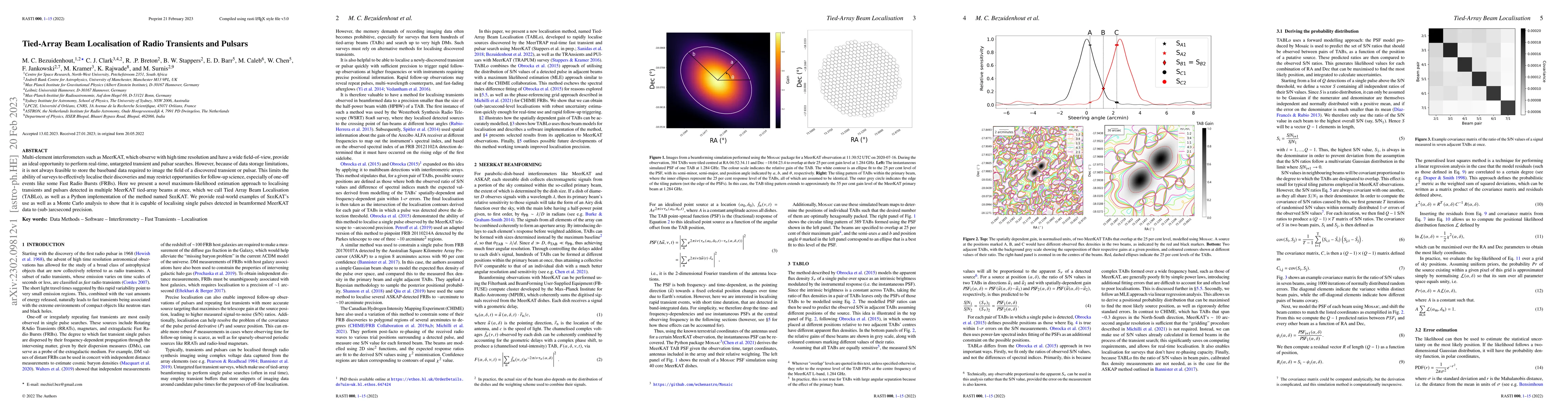 Thumbnail for Tied-Array Beam Localisation of Radio Transients and Pulsars