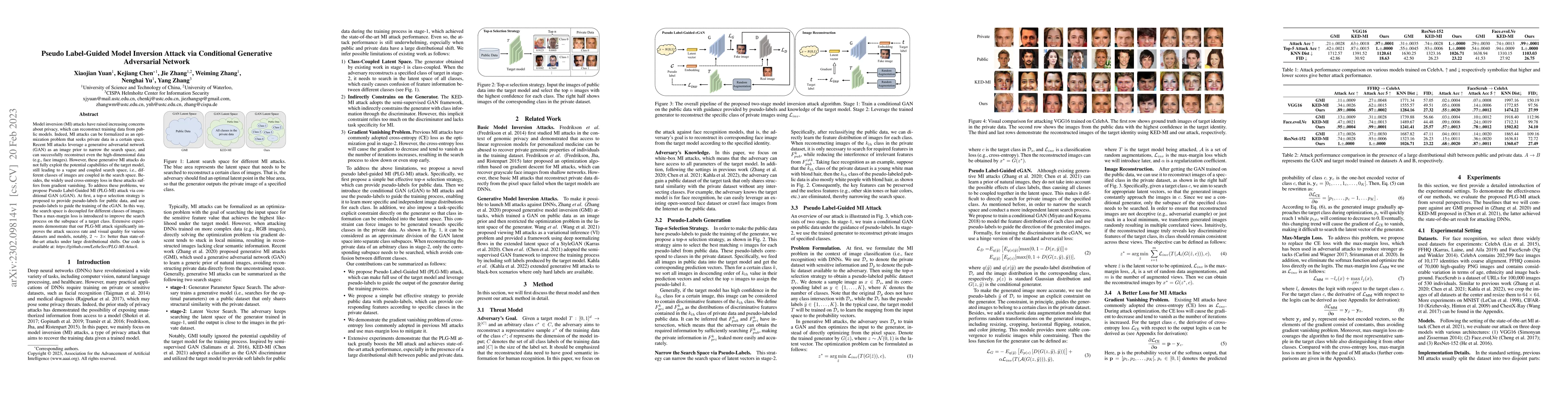 Thumbnail for Pseudo Label-Guided Model Inversion Attack via Conditional Generative
  Adversarial Network