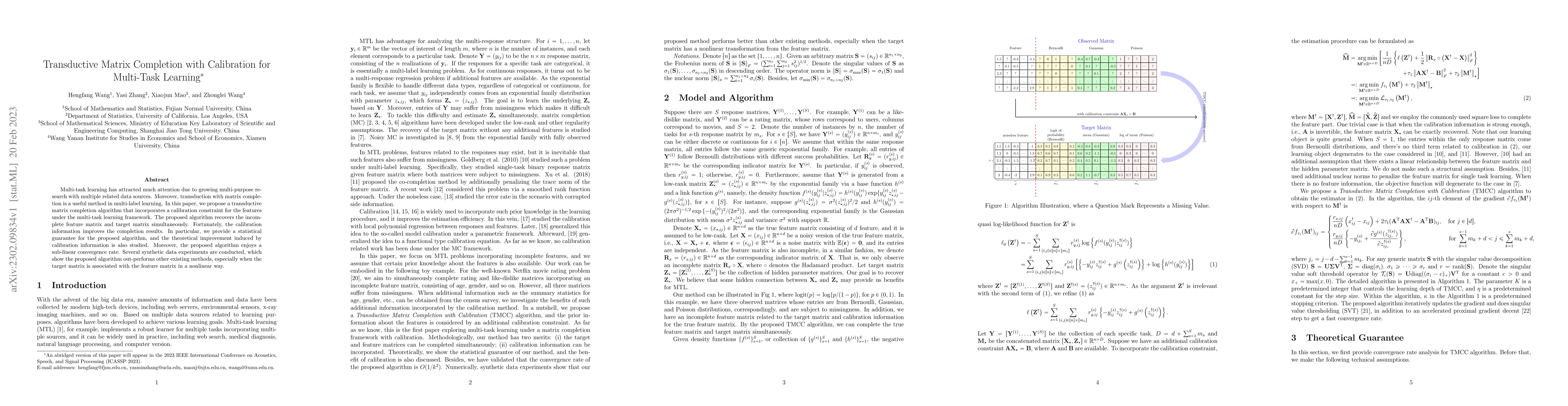 Thumbnail for Transductive Matrix Completion with Calibration for Multi-Task Learning