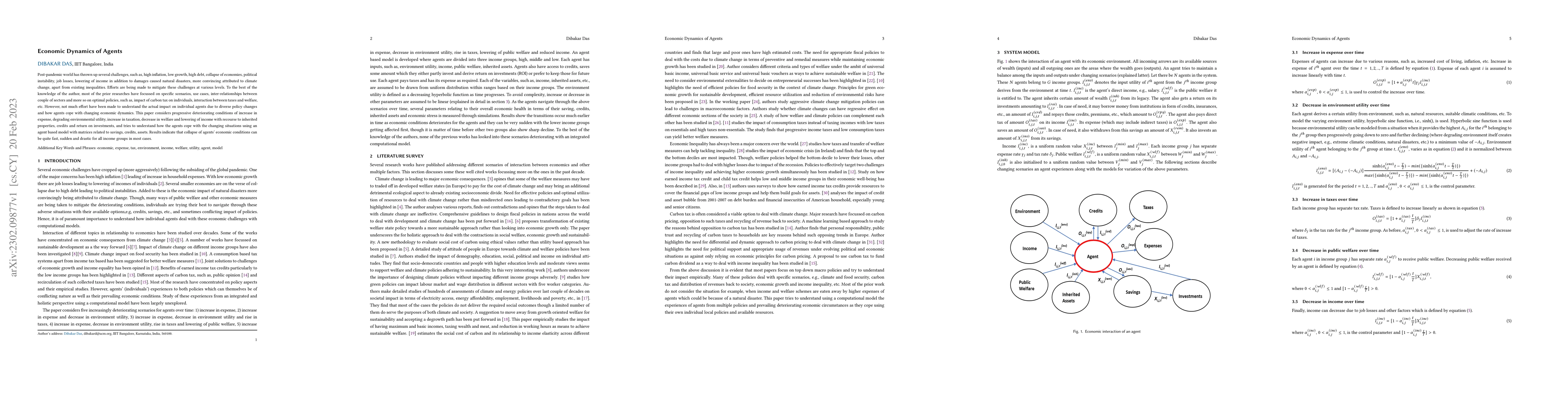 Thumbnail for Economic Dynamics of Agents