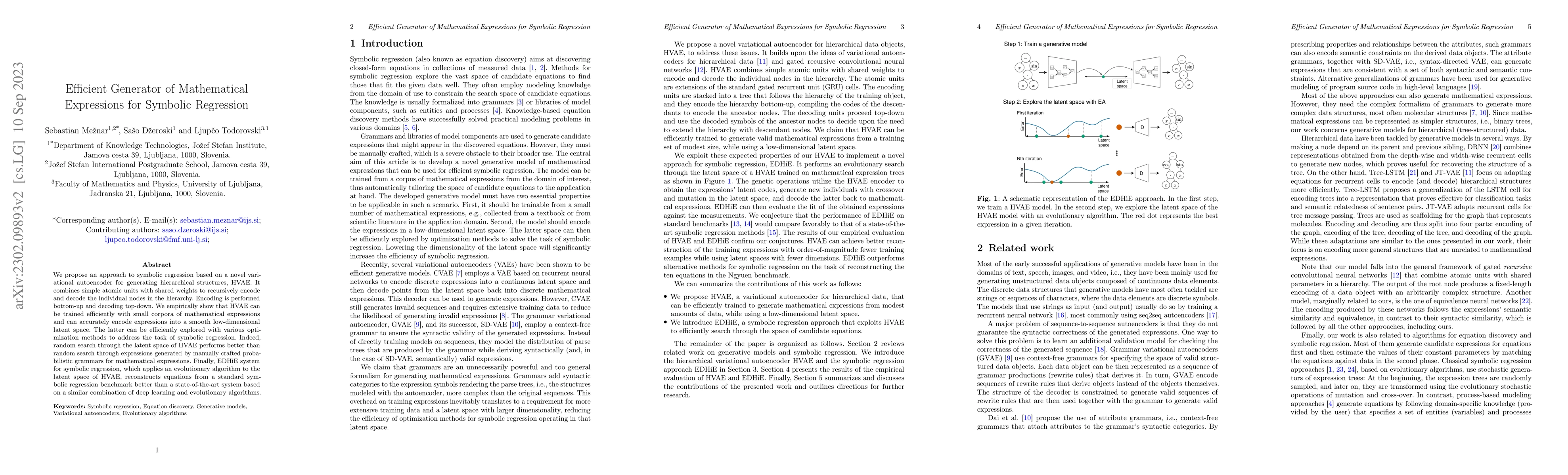 Thumbnail for Efficient Generator of Mathematical Expressions for Symbolic Regression
