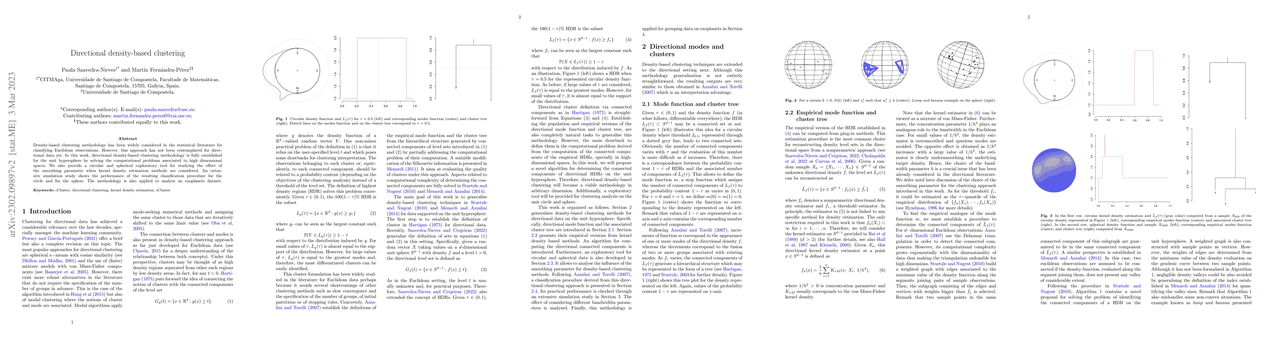 Thumbnail for Directional density-based clustering