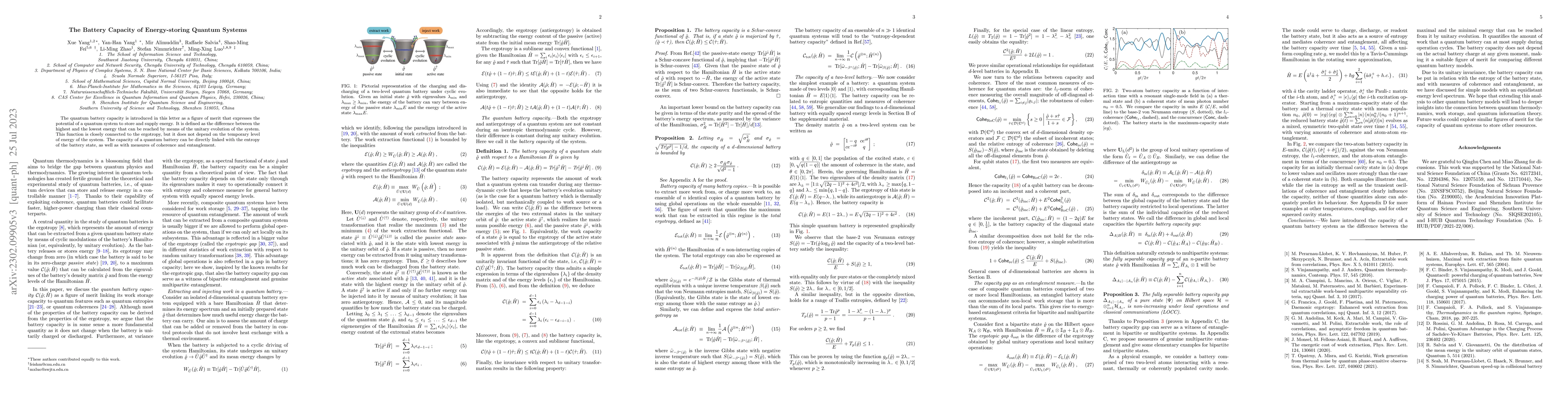 Thumbnail for The battery capacity of energy-storing quantum systems