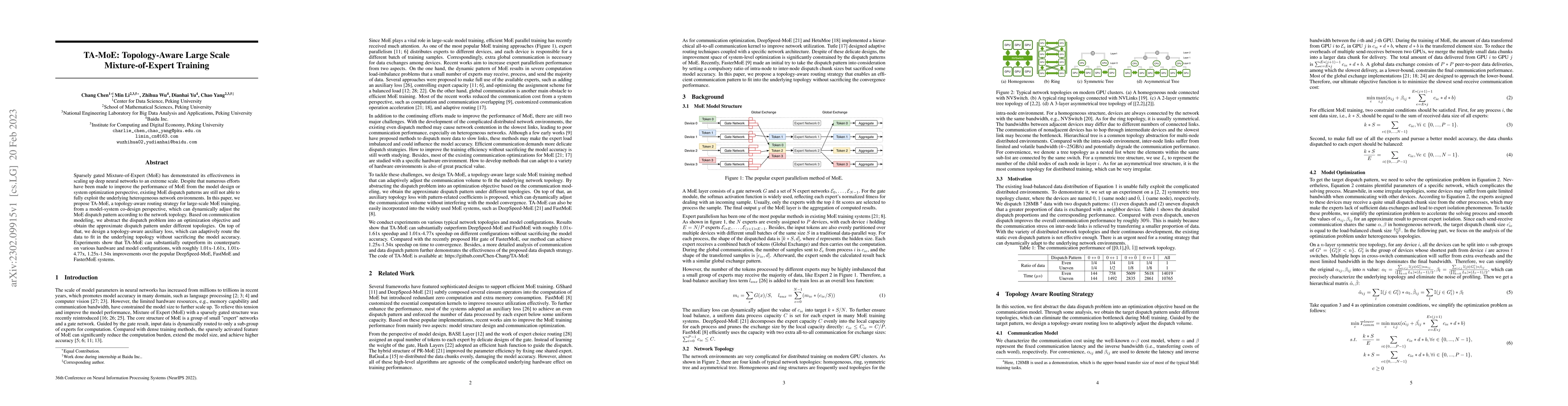 Thumbnail for TA-MoE: Topology-Aware Large Scale Mixture-of-Expert Training