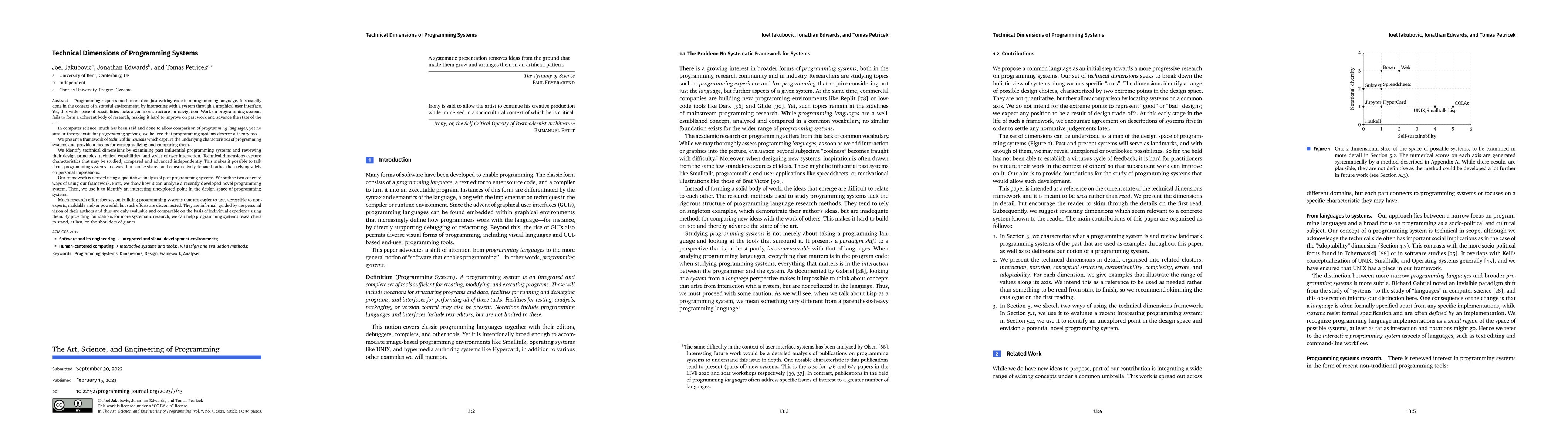 Thumbnail for Technical Dimensions of Programming Systems