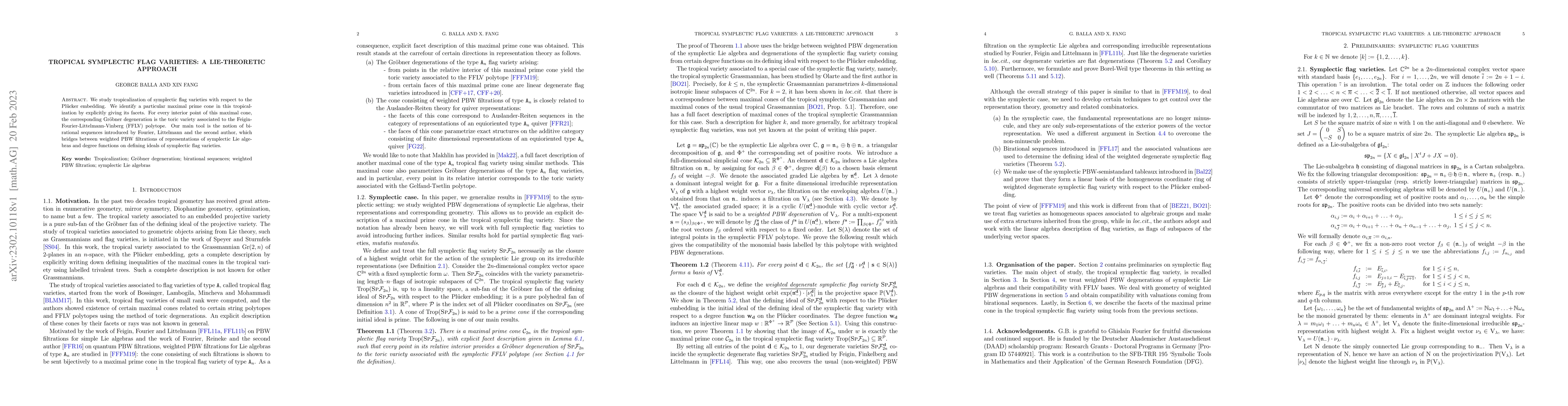 Thumbnail for Tropical symplectic flag varieties: a Lie-theoretic approach