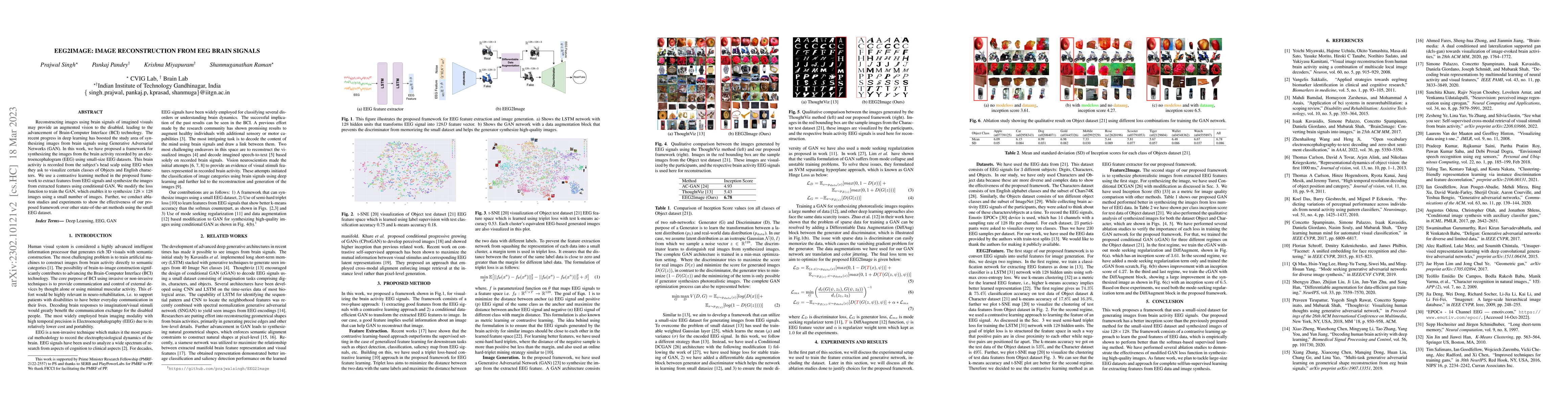 Thumbnail for EEG2IMAGE: Image Reconstruction from EEG Brain Signals