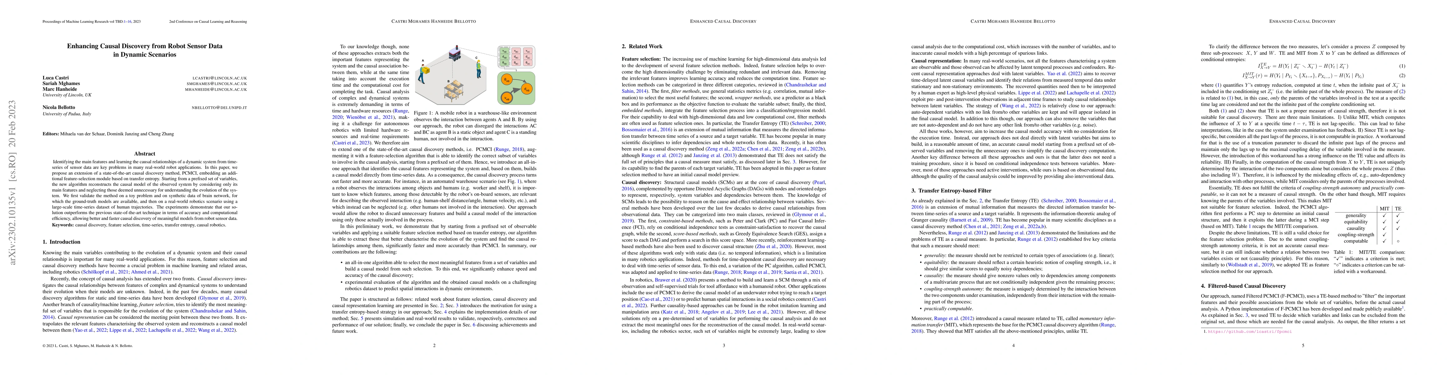 Thumbnail for Enhancing Causal Discovery from Robot Sensor Data in Dynamic Scenarios