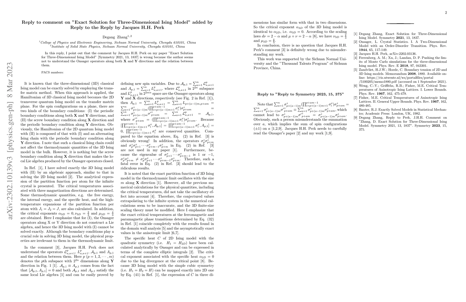 Thumbnail for Reply to comment on "Exact Solution for Three-Dimensional Ising Model"
  added by Reply to the Reply by Jacques H.H. Perk