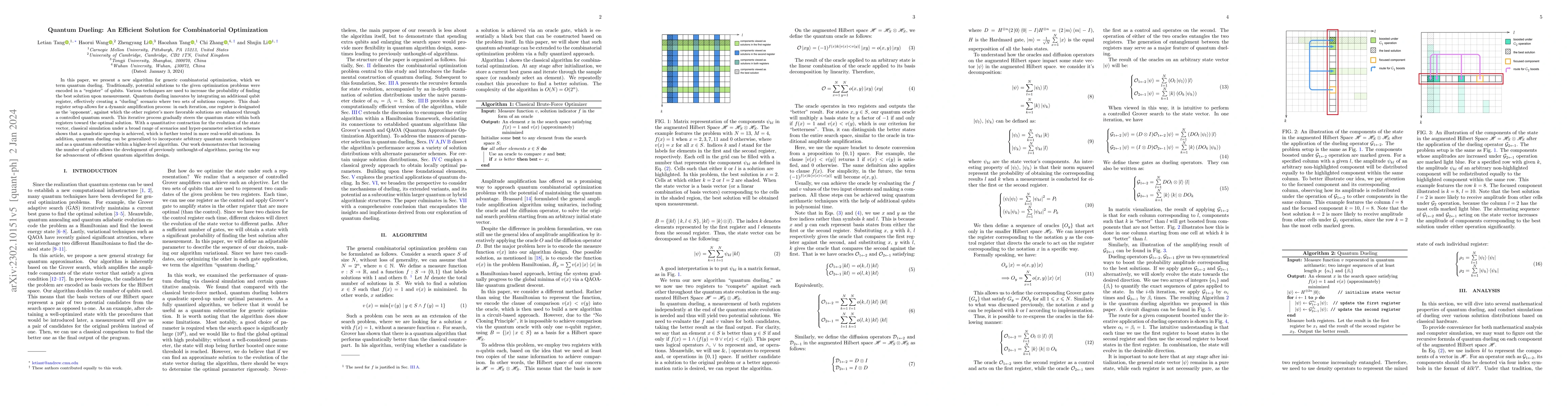 Thumbnail for Quantum Dueling: an Efficient Solution for Combinatorial Optimization