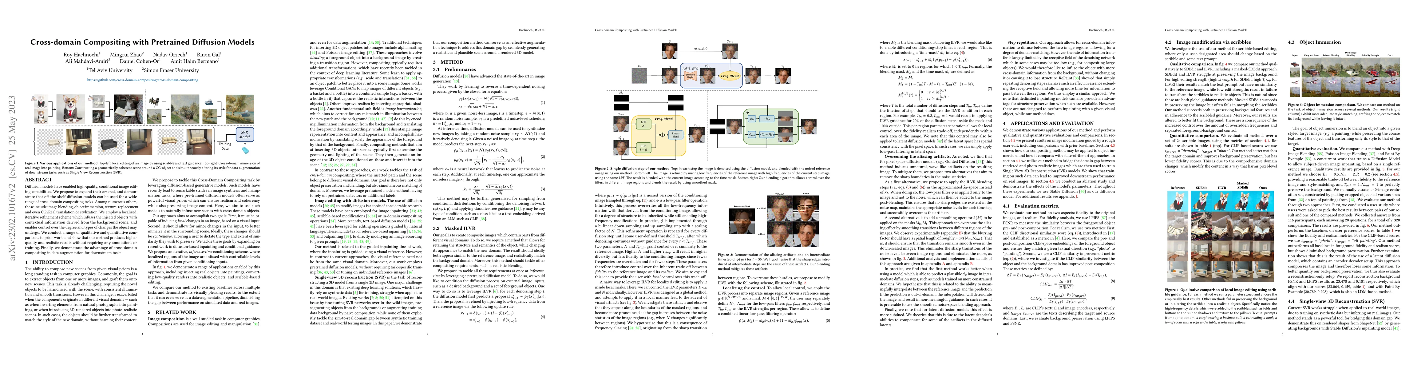 Thumbnail for Cross-domain Compositing with Pretrained Diffusion Models