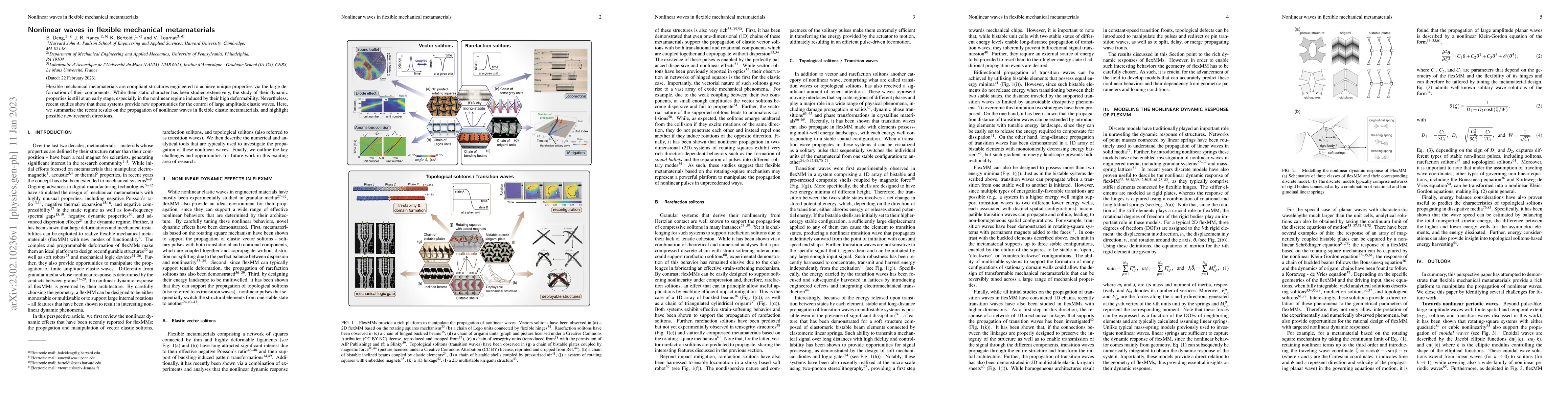 Thumbnail for Nonlinear waves in flexible mechanical metamaterials