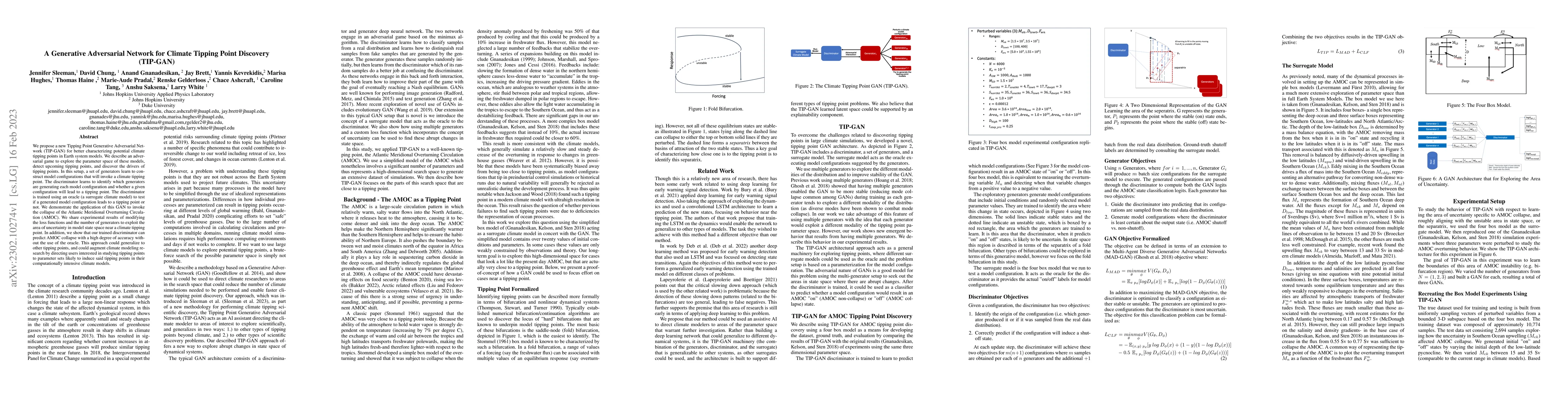 Thumbnail for A Generative Adversarial Network for Climate Tipping Point Discovery
  (TIP-GAN)