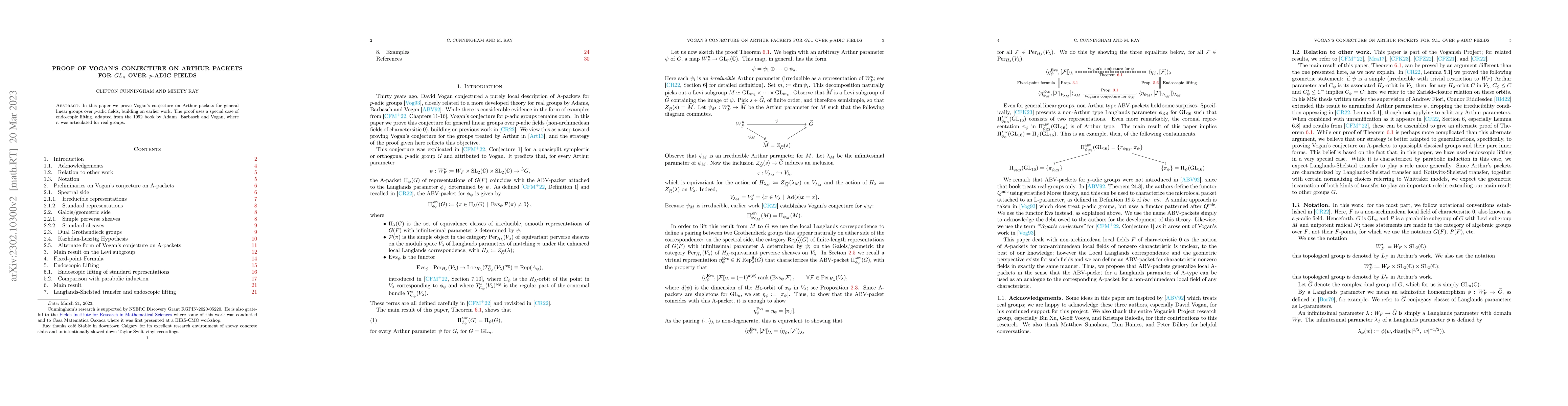 Thumbnail for Proof of Vogan's conjecture on Arthur packets for $\mathop{GL}_n$ over
  $p$-adic fields