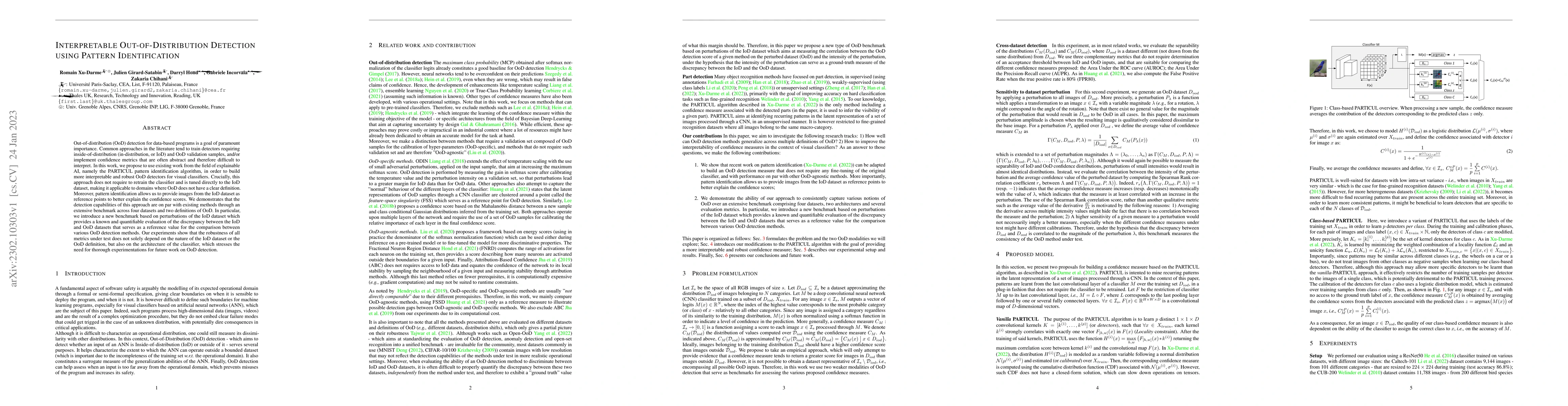 Thumbnail for Interpretable Out-Of-Distribution Detection Using Pattern Identification
