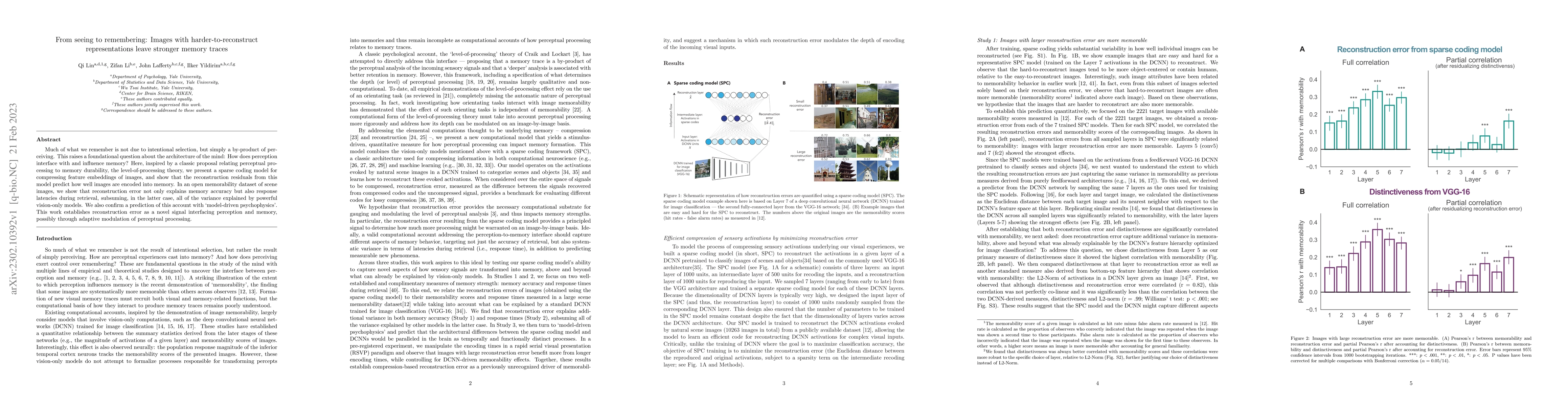 Thumbnail for From seeing to remembering: Images with harder-to-reconstruct
  representations leave stronger memory traces