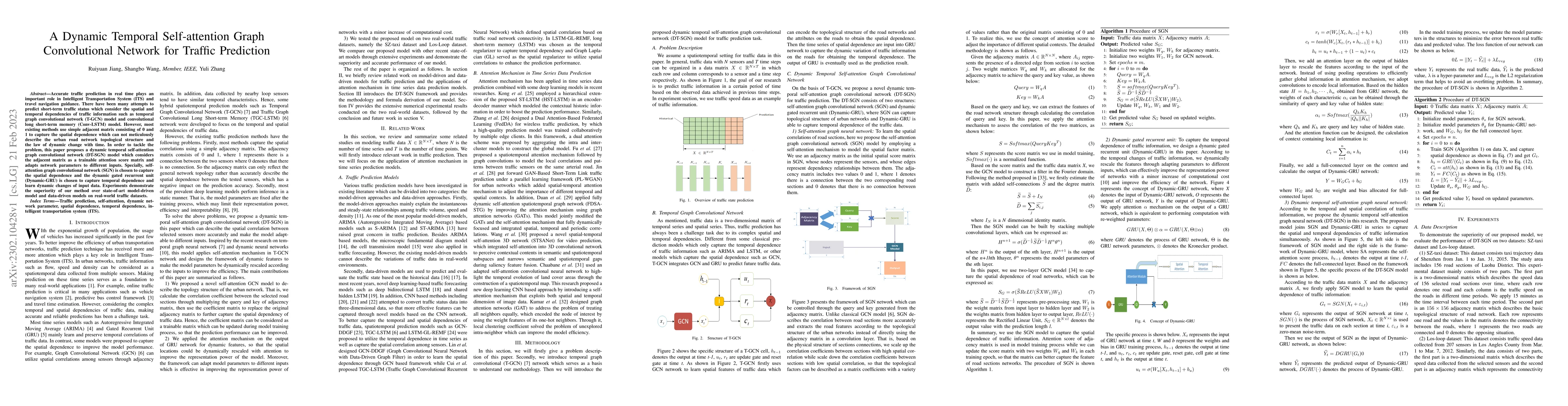 Thumbnail for A Dynamic Temporal Self-attention Graph Convolutional Network for
  Traffic Prediction