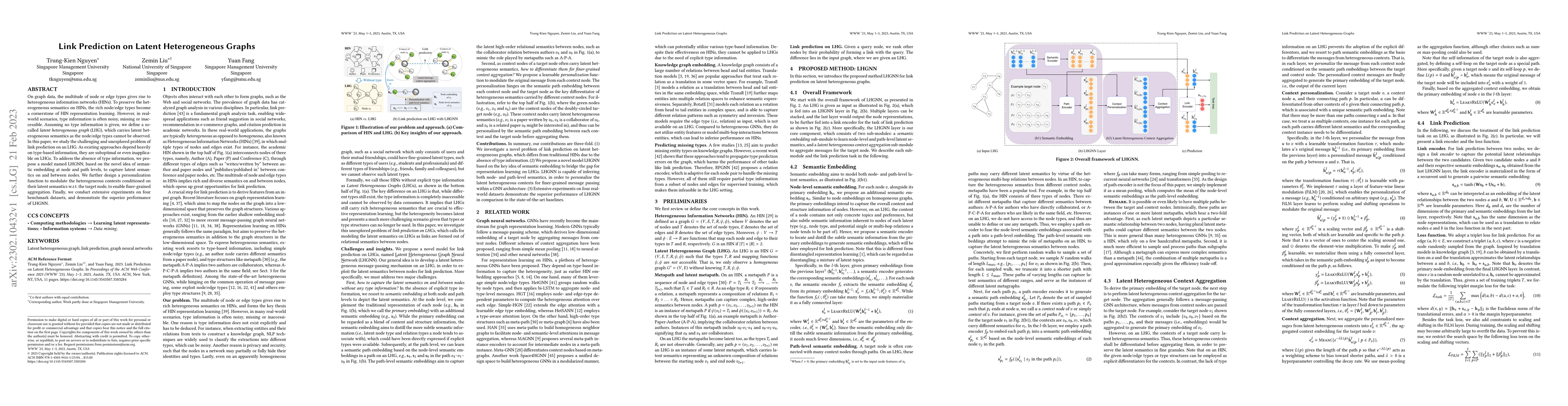 Thumbnail for Link Prediction on Latent Heterogeneous Graphs