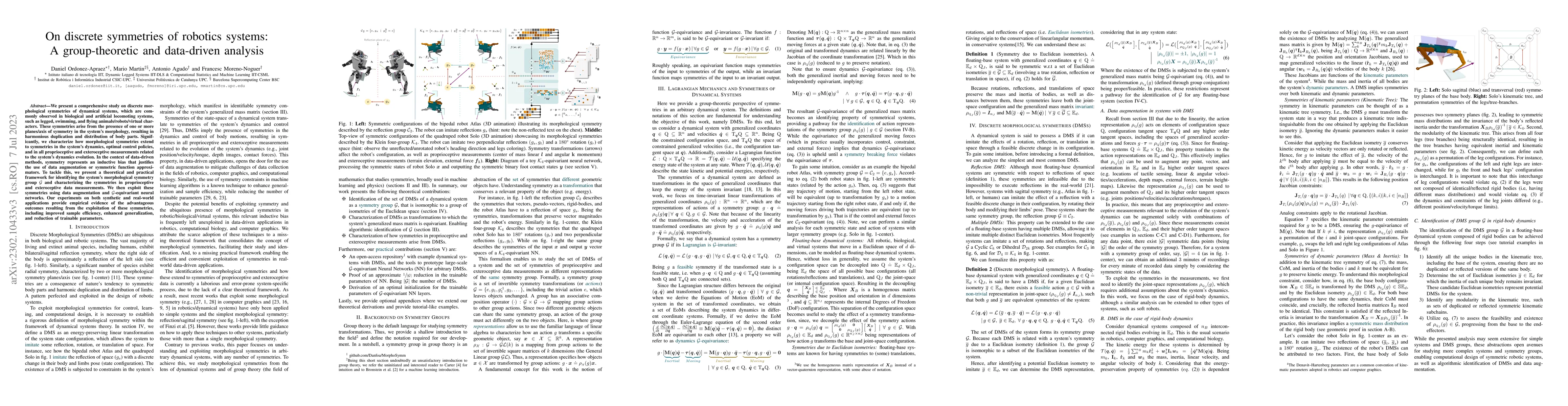 Thumbnail for On discrete symmetries of robotics systems: A group-theoretic and
  data-driven analysis