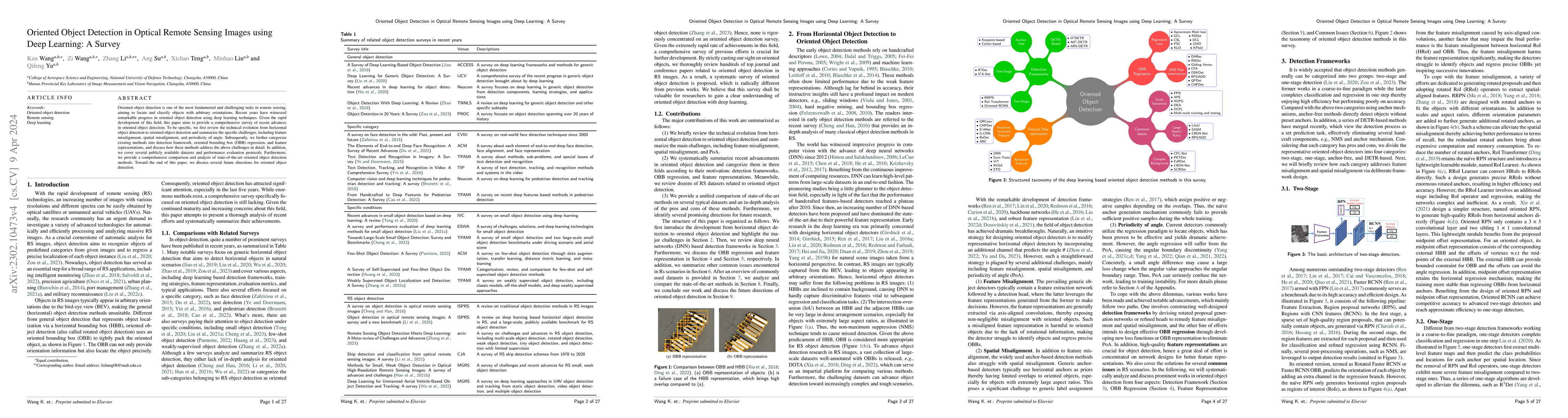 Thumbnail for Oriented Object Detection in Optical Remote Sensing Images using Deep
  Learning: A Survey