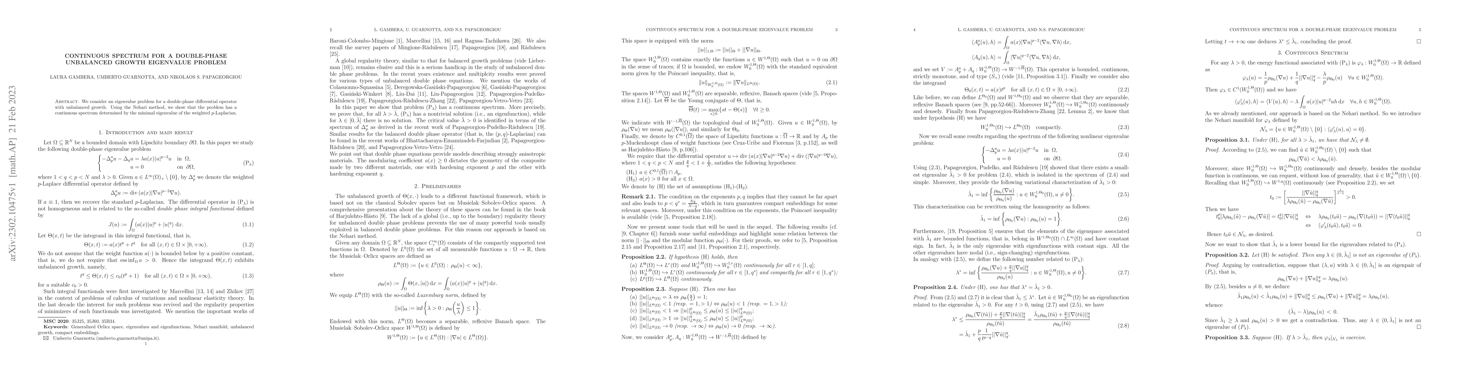 Thumbnail for Continuous spectrum for a double-phase unbalanced growth eigenvalue
  problem