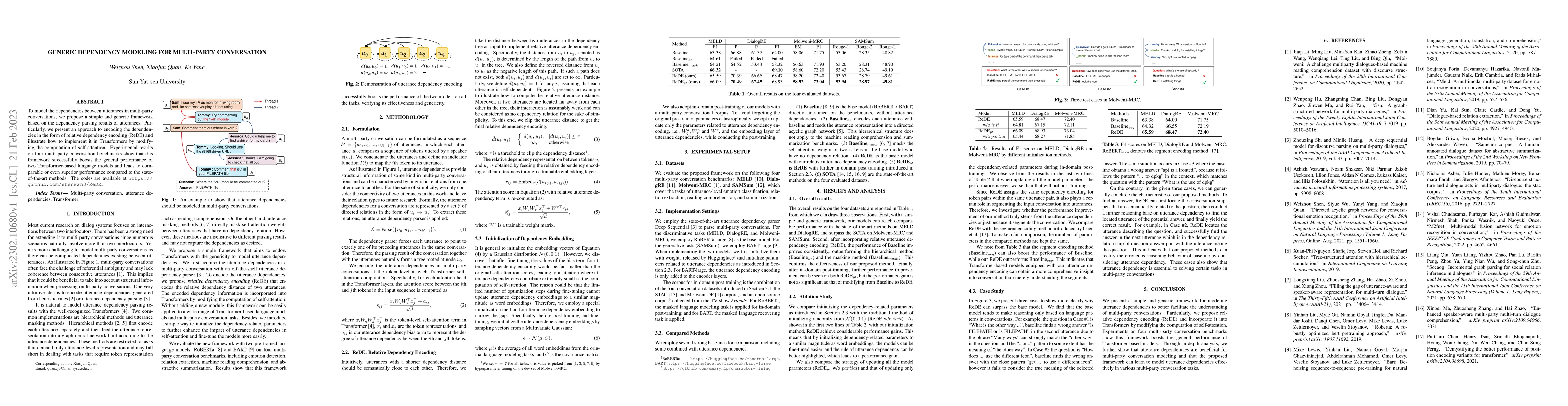 Thumbnail for Generic Dependency Modeling for Multi-Party Conversation