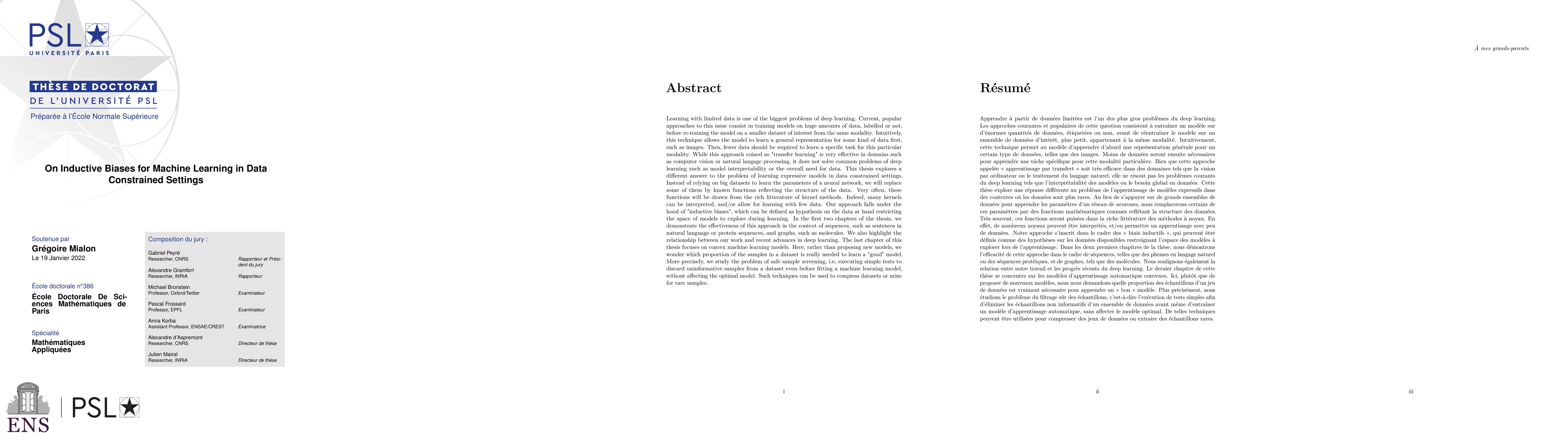Thumbnail for On Inductive Biases for Machine Learning in Data Constrained Settings
