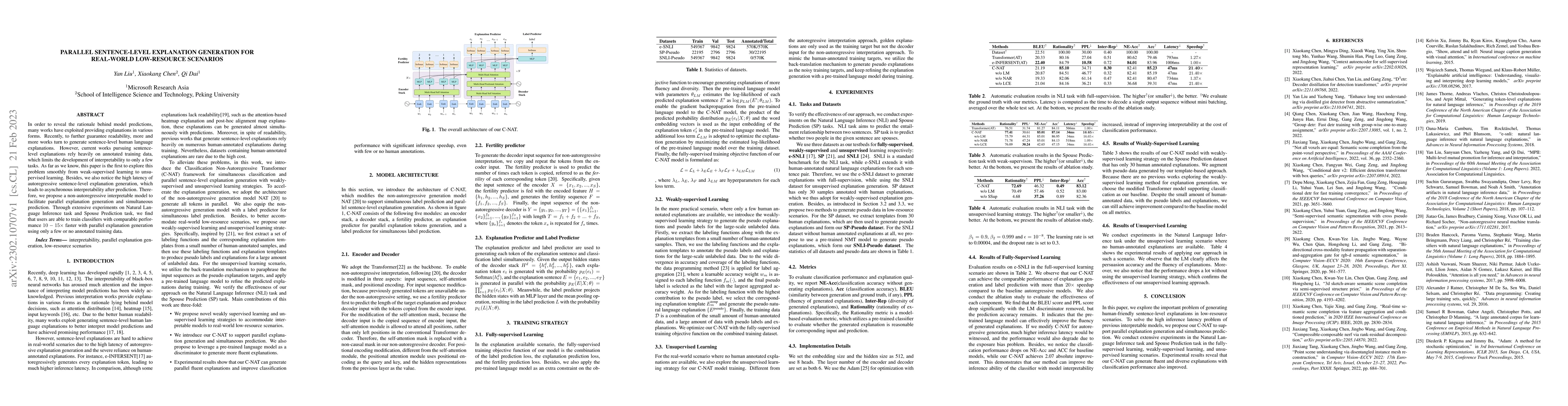 Thumbnail for Parallel Sentence-Level Explanation Generation for Real-World
  Low-Resource Scenarios