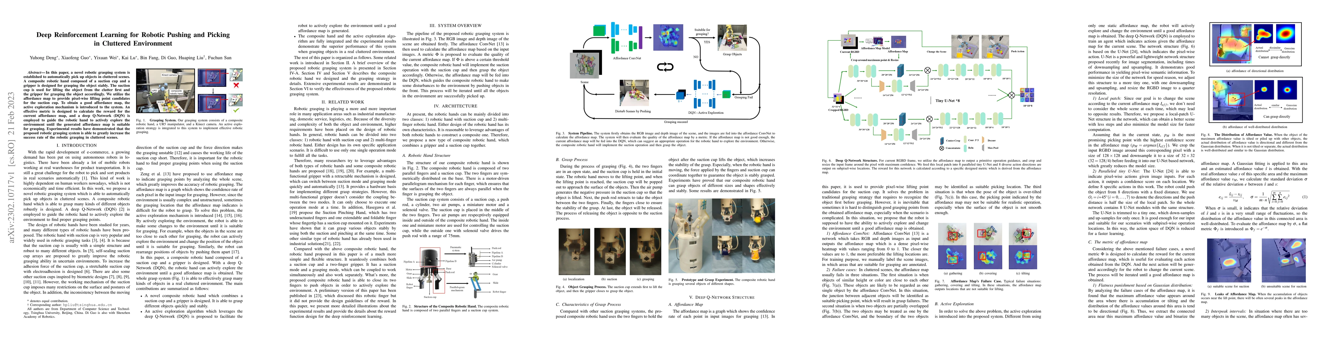 Thumbnail for Deep Reinforcement Learning for Robotic Pushing and Picking in Cluttered
  Environment
