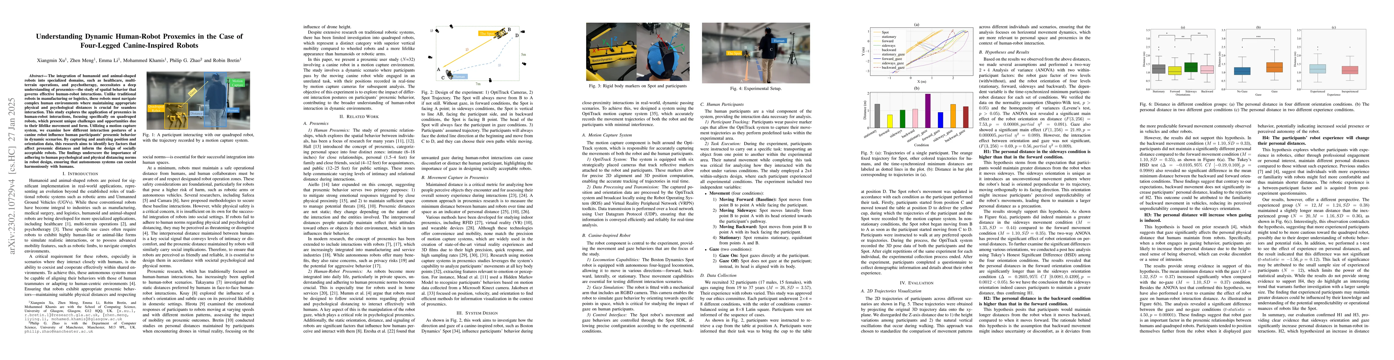 Thumbnail for Understanding Dynamic Human-Robot Proxemics in the Case of Four-Legged
  Canine-Inspired Robots
