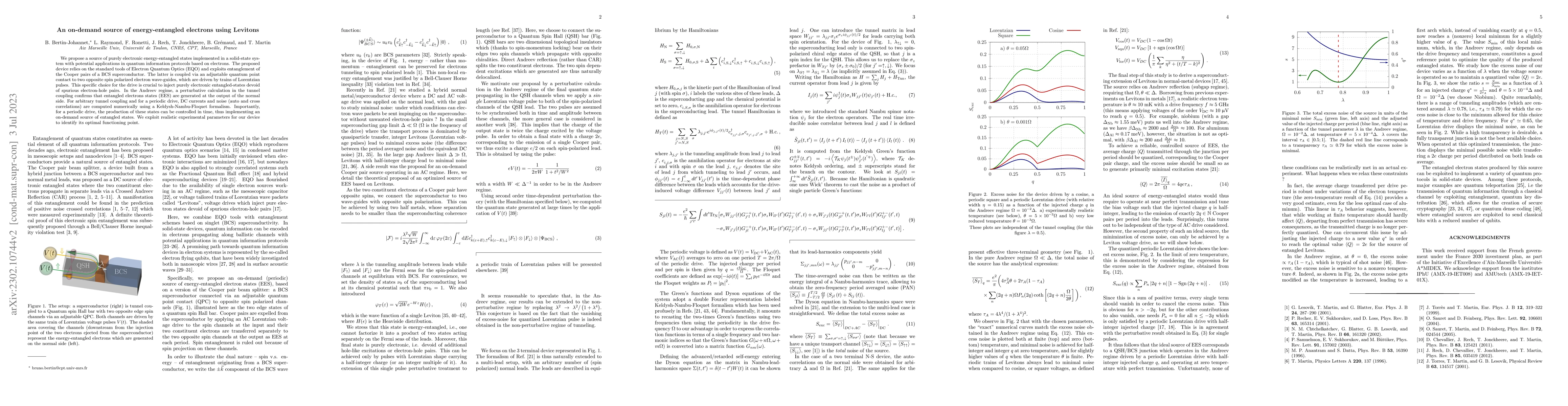 Thumbnail for An on-demand source of non-local energy-entangled quantum states using
  Levitons