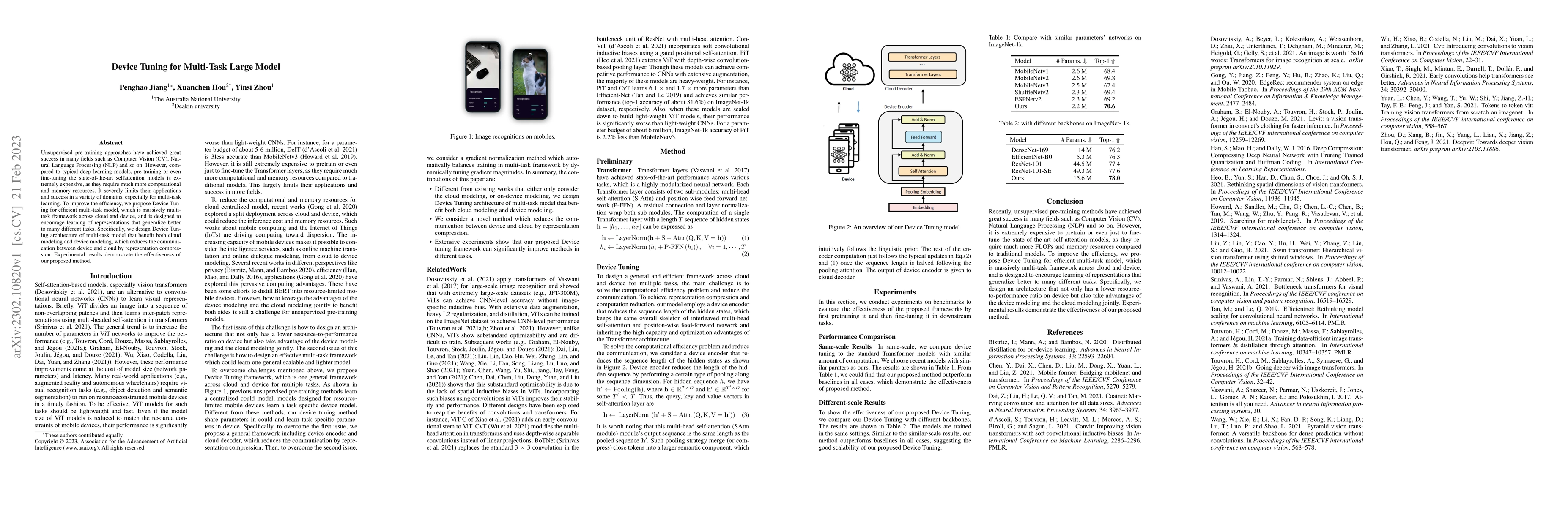Thumbnail for Device Tuning for Multi-Task Large Model