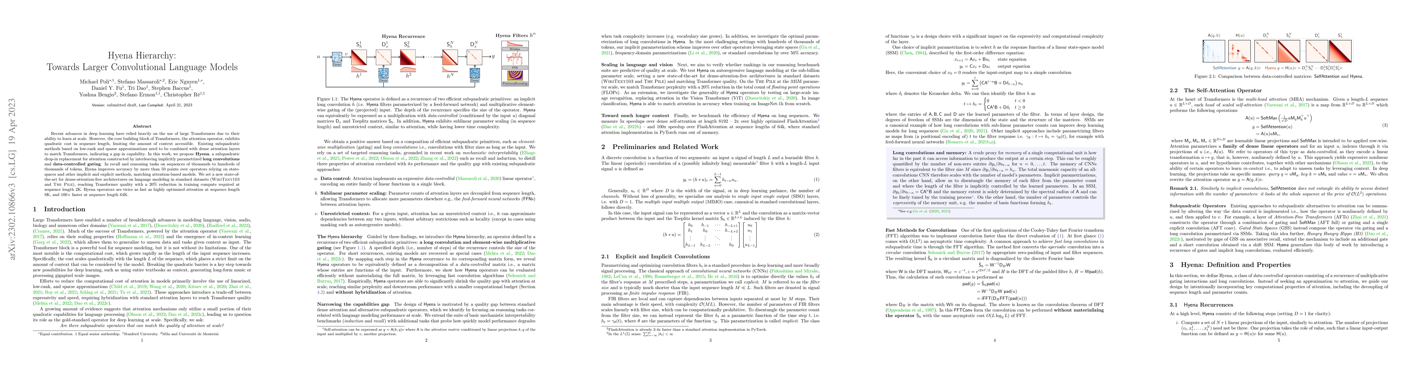 Thumbnail for Hyena Hierarchy: Towards Larger Convolutional Language Models