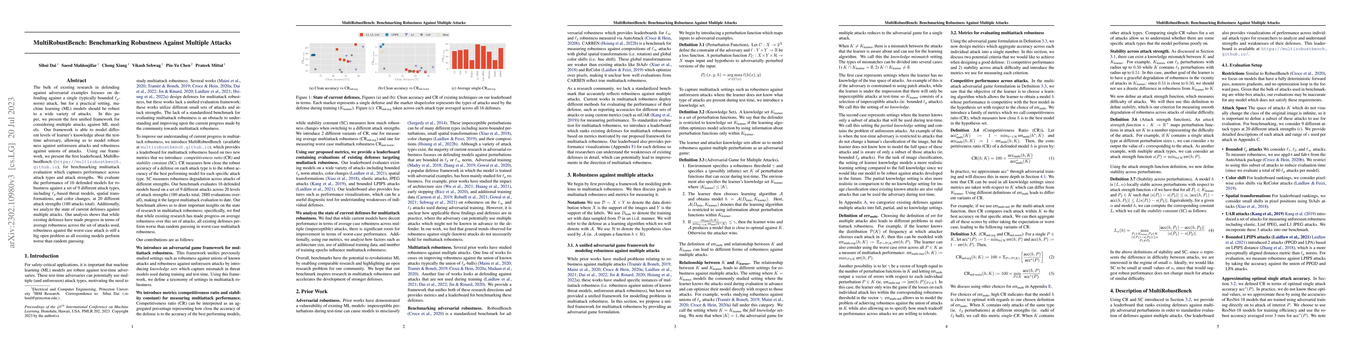 Thumbnail for MultiRobustBench: Benchmarking Robustness Against Multiple Attacks