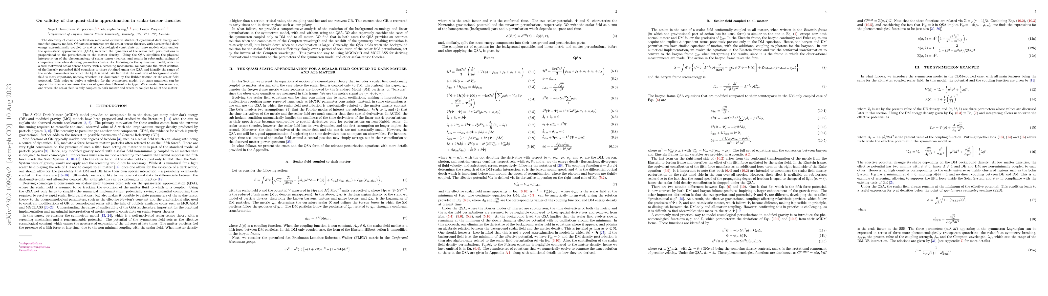 Thumbnail for On validity of the quasi-static approximation in scalar-tensor theories