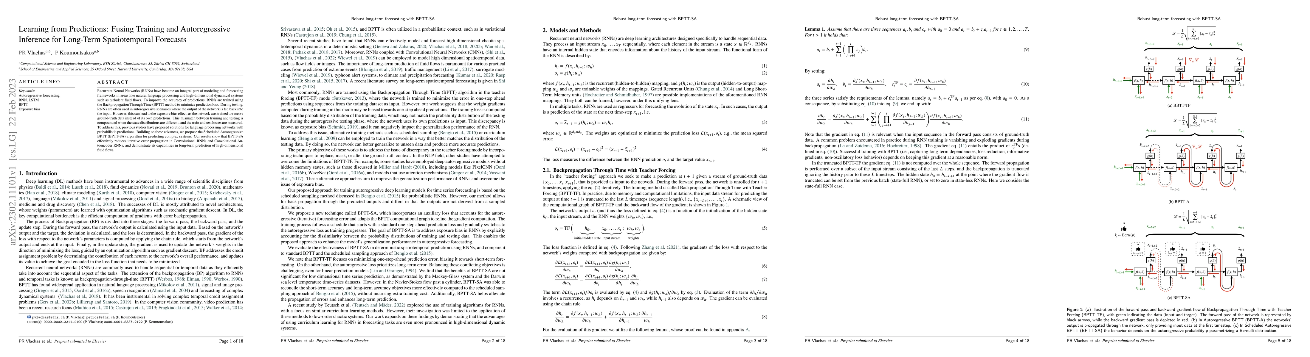 Thumbnail for Learning from Predictions: Fusing Training and Autoregressive Inference
  for Long-Term Spatiotemporal Forecasts