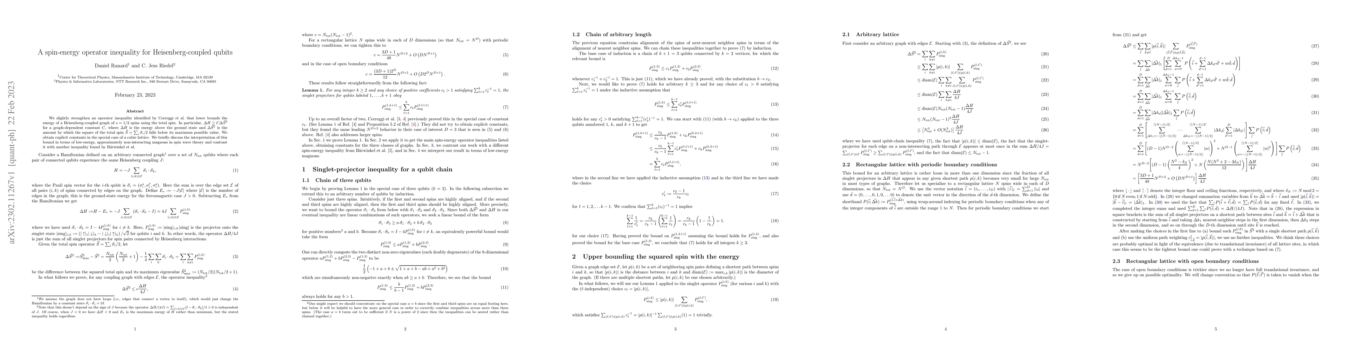 Thumbnail for A spin-energy operator inequality for Heisenberg-coupled qubits