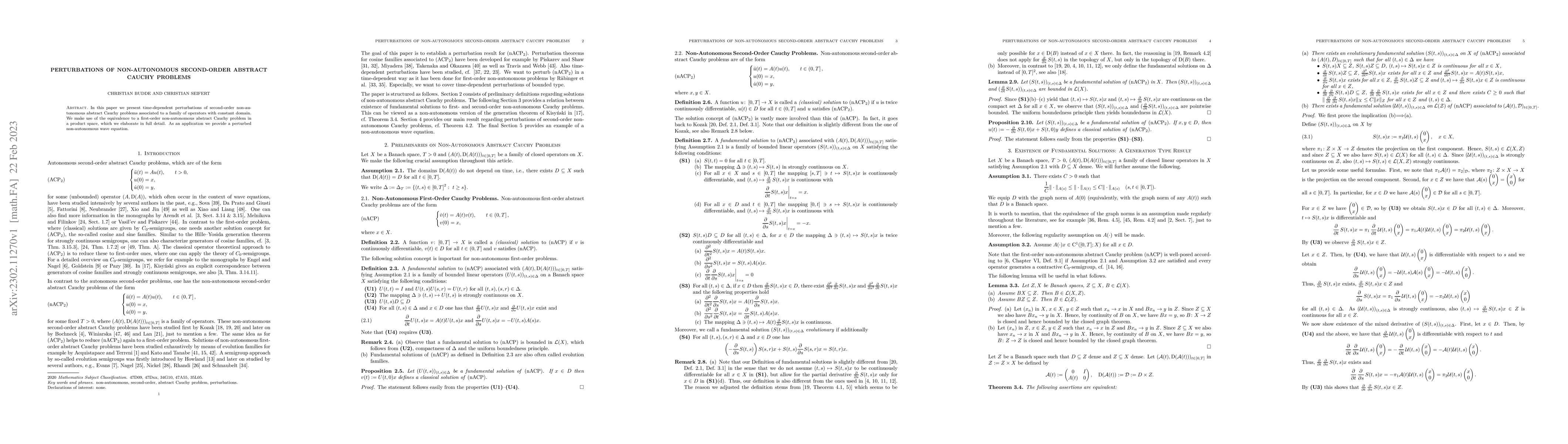 Thumbnail for Perturbations of non-autonomous second-order abstract Cauchy problems