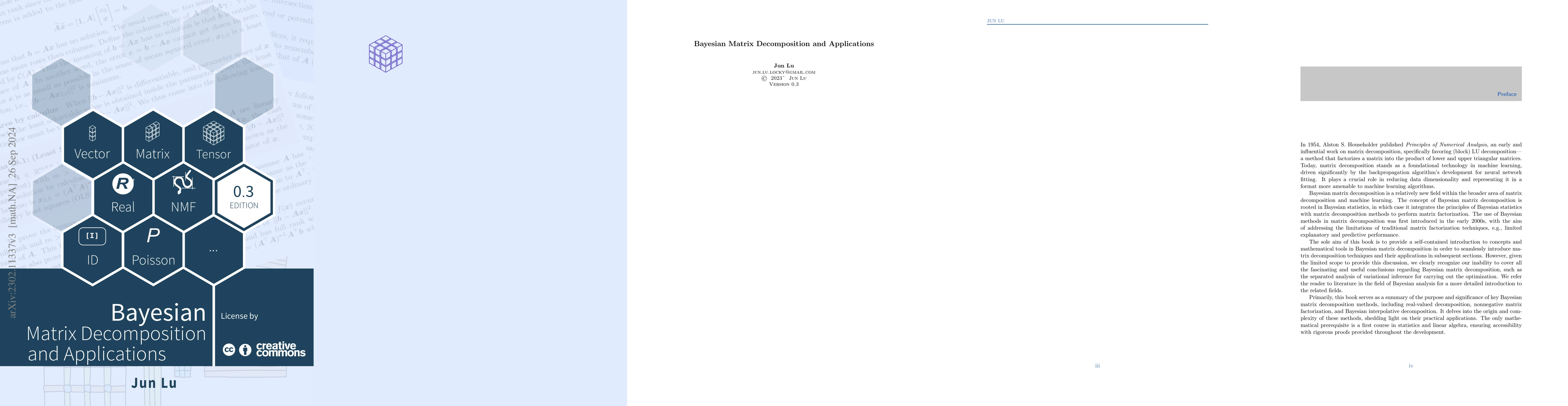 Thumbnail for Bayesian Matrix Decomposition and Applications