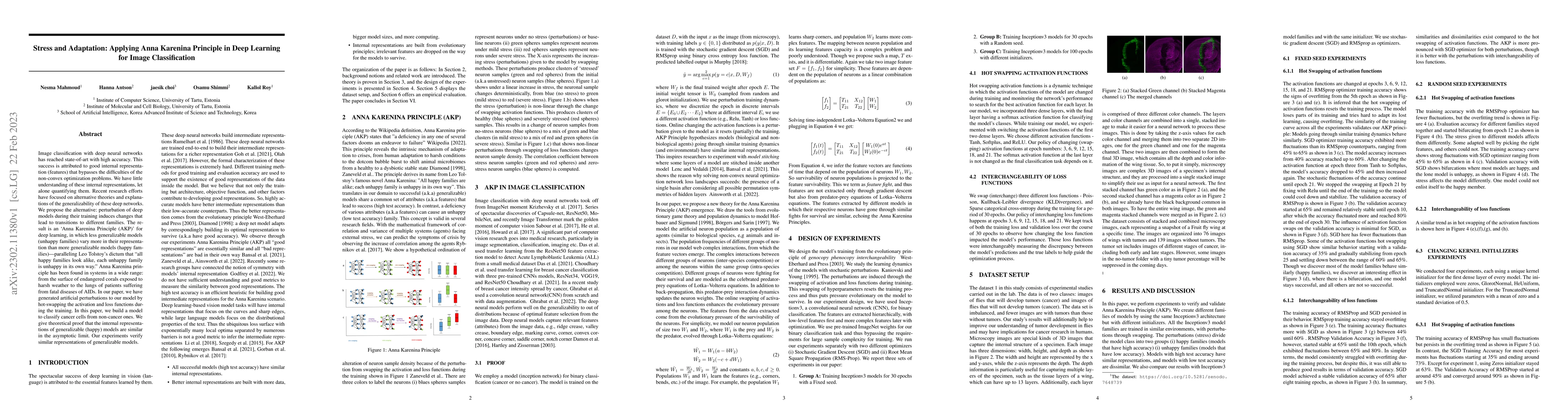 Thumbnail for Stress and Adaptation: Applying Anna Karenina Principle in Deep Learning
  for Image Classification