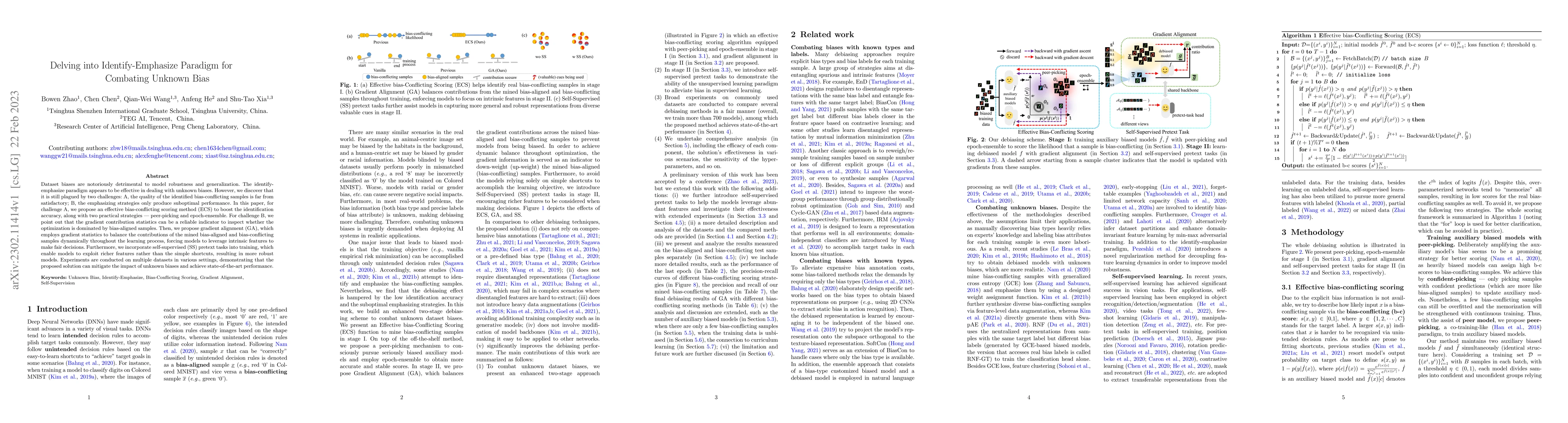 Thumbnail for Delving into Identify-Emphasize Paradigm for Combating Unknown Bias