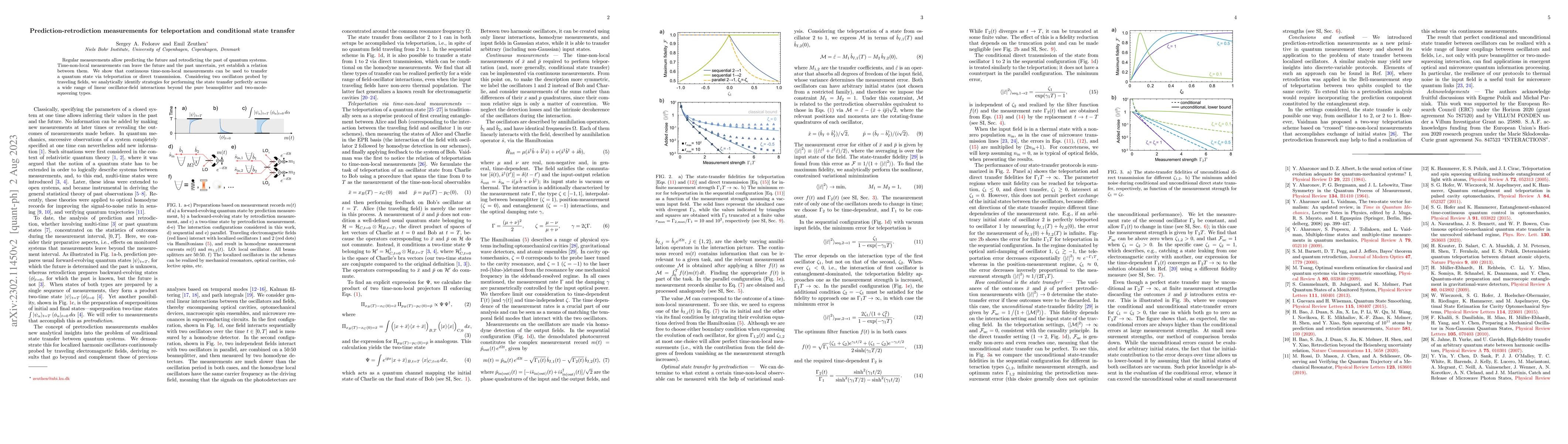 Thumbnail for Prediction-retrodiction measurements for teleportation and conditional
  state transfer
