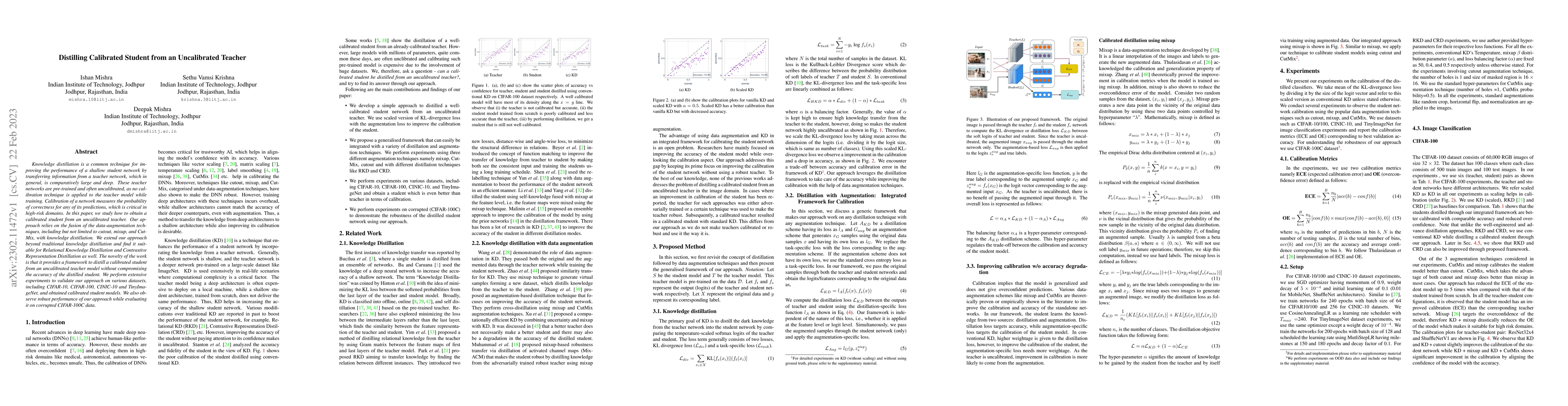 Thumbnail for Distilling Calibrated Student from an Uncalibrated Teacher