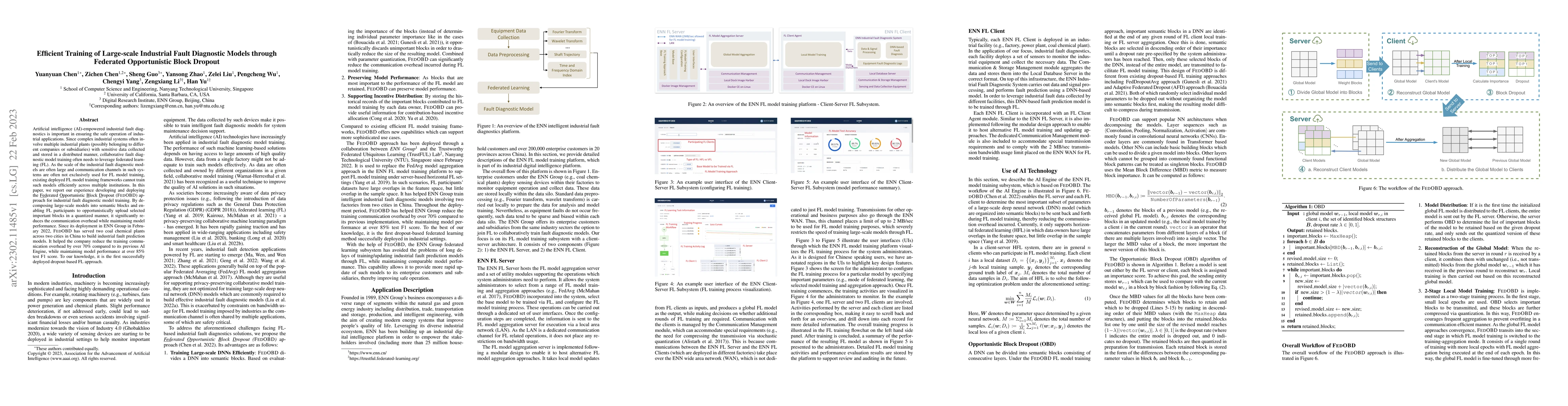 Thumbnail for Efficient Training of Large-scale Industrial Fault Diagnostic Models
  through Federated Opportunistic Block Dropout