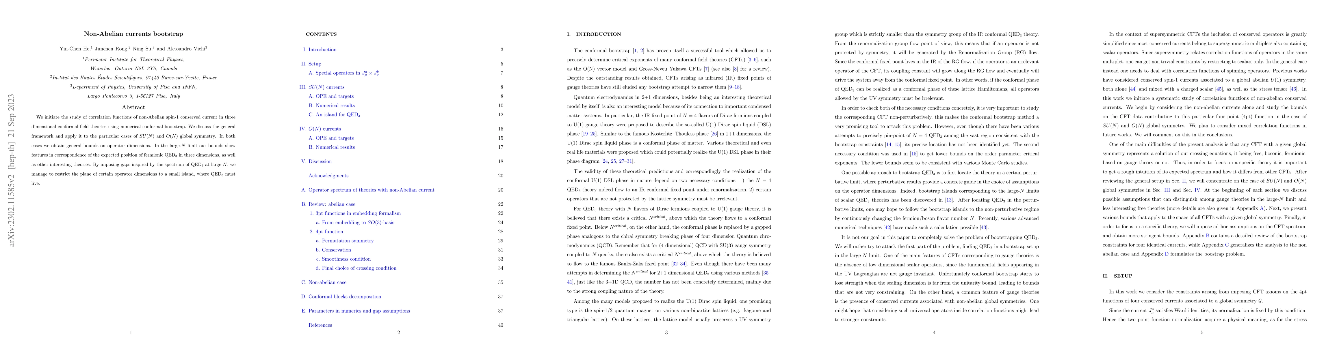 Thumbnail for Non-Abelian currents bootstrap
