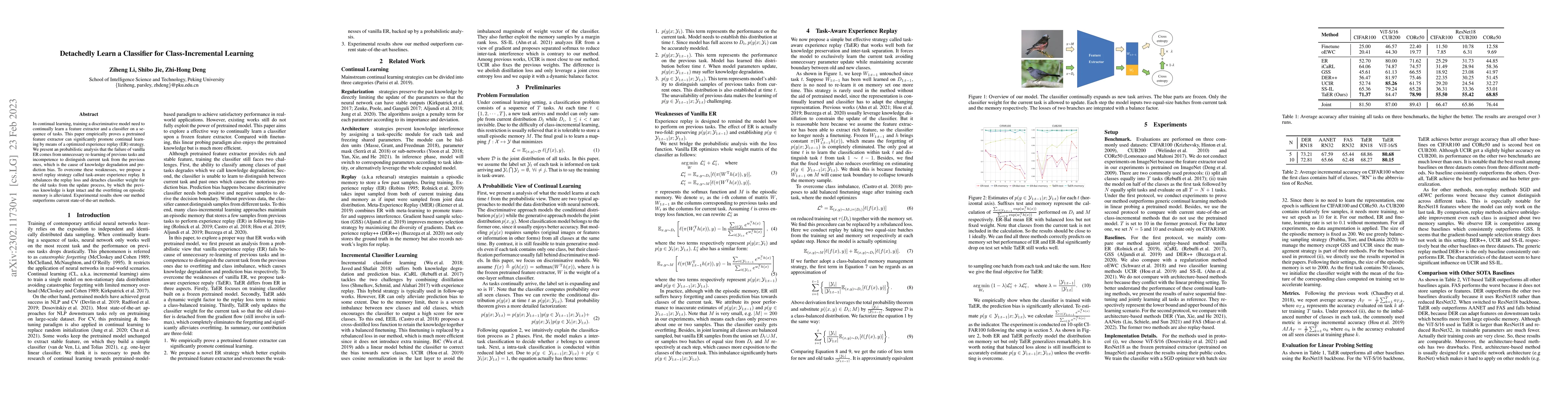 Thumbnail for Detachedly Learn a Classifier for Class-Incremental Learning
